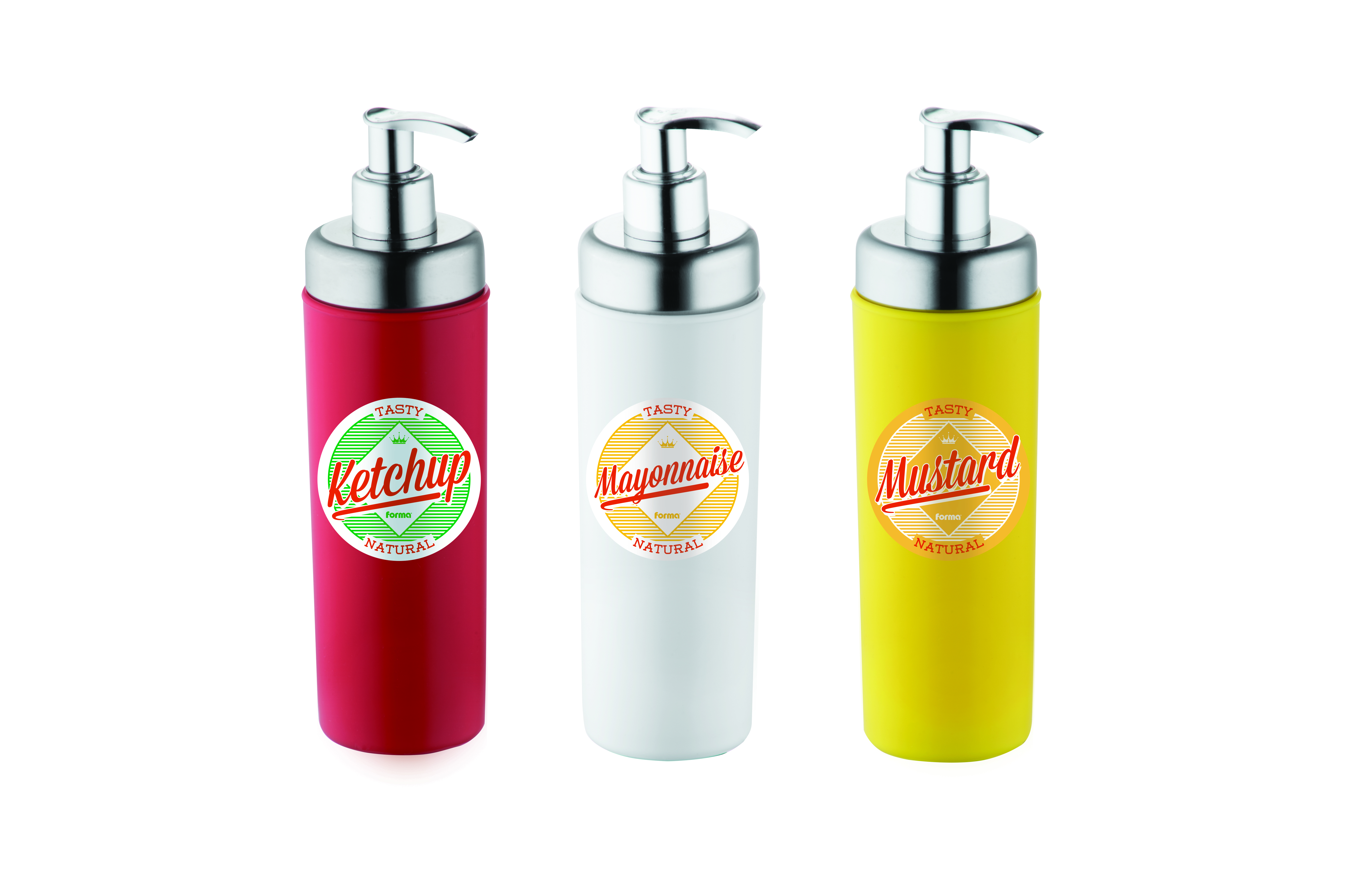 DISPENSER DOSADOR PARA MOLHO MISTO MOSTARDA/KETCHUP/MAIONESE