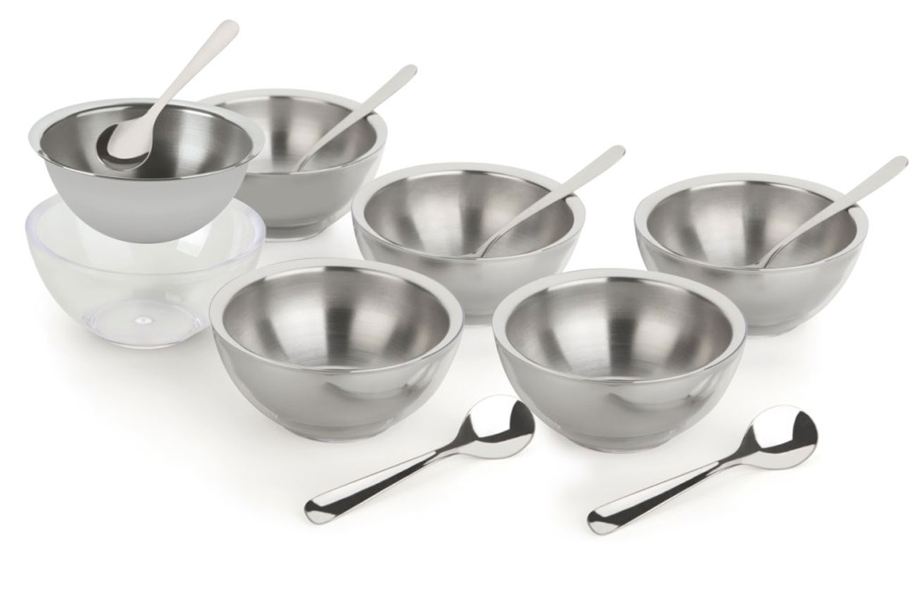 CJ. SOBREMESA BOWL VISION/INOX - 18 PEÇAS CJ. SOBREMESA BOWL VISION/INOX - 18 PEÇAS