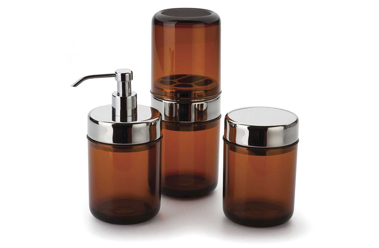 ACESSÓRIOS PARA LAVABO ACQUASET 3 PÇS - AMBAR ACESSÓRIOS PARA LAVABO ACQUASET 3 PÇS - AMBAR