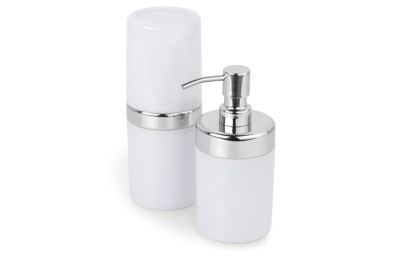 DUO PARA LAVABO ACQUASET 2 PÇS - BRANCO