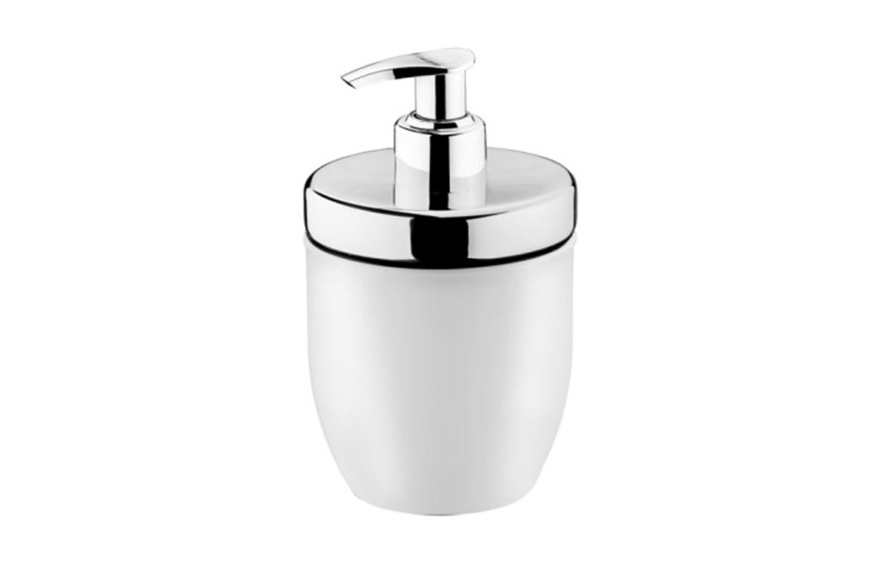 DISPENSER SABONETE LÍQUIDO ACQUASET BRANCO - 300ML DISPENSER SABONETE LÍQUIDO ACQUASET BRANCO - 300ML