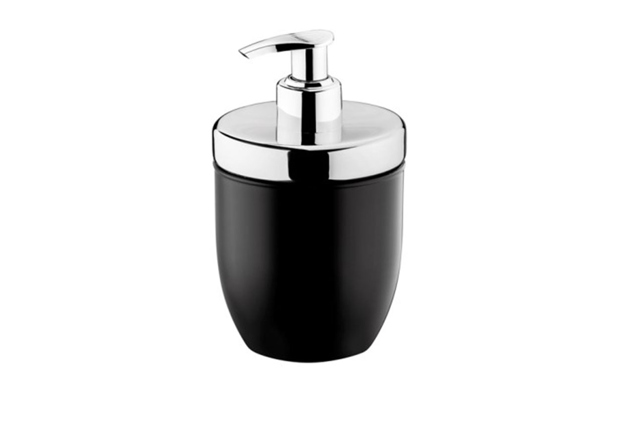 DISPENSER SABONETE LÍQUIDO ACQUASET PRETO - 300ML DISPENSER SABONETE LÍQUIDO ACQUASET PRETO - 300ML