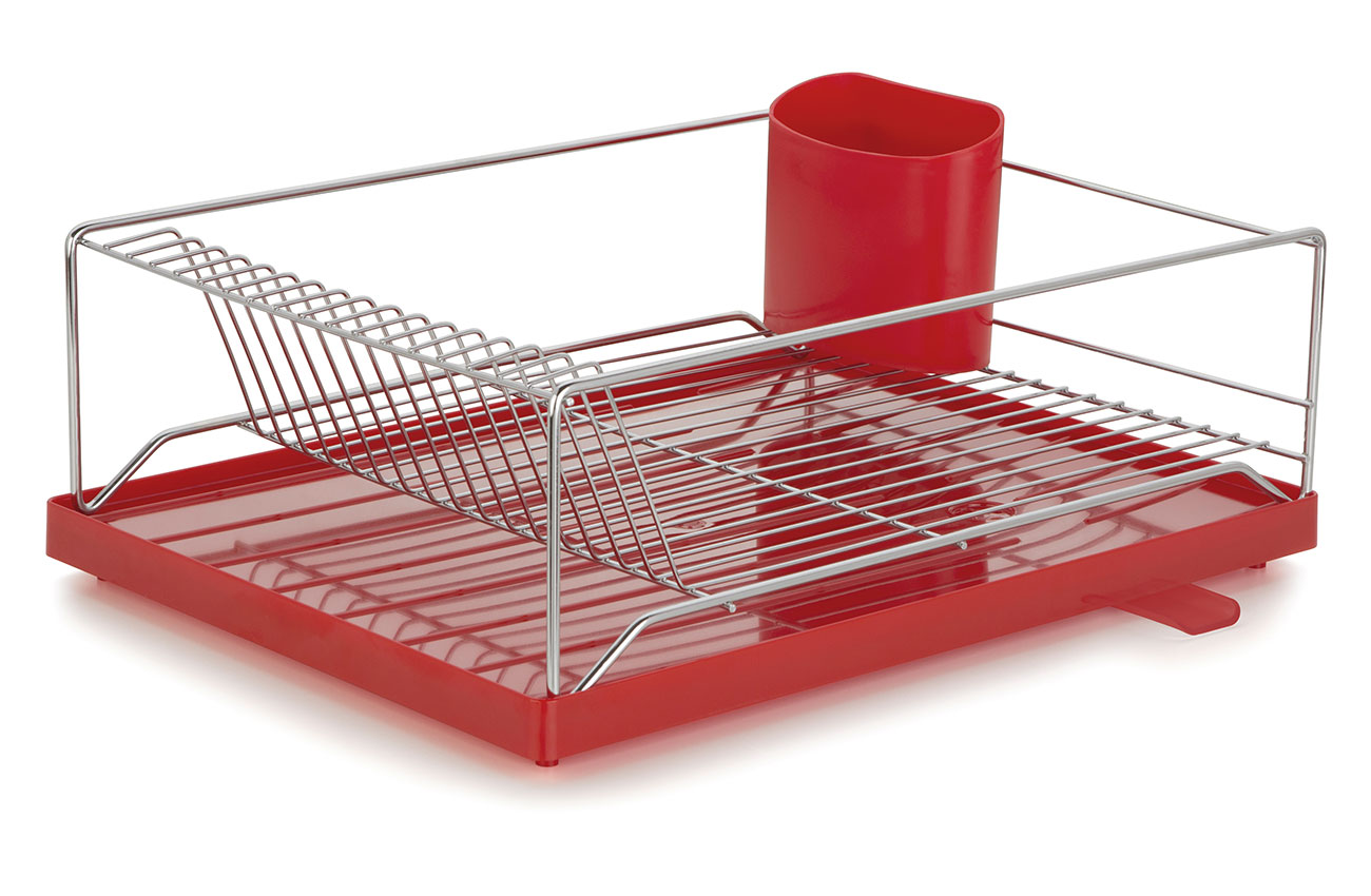 ESCORREDOR DRY C/ BANDEJA 30,5 X 40,5 X 12 CM - VERMELHO ESCORREDOR DRY C/ BANDEJA 30,5 X 40,5 X 12 CM - VERMELHO