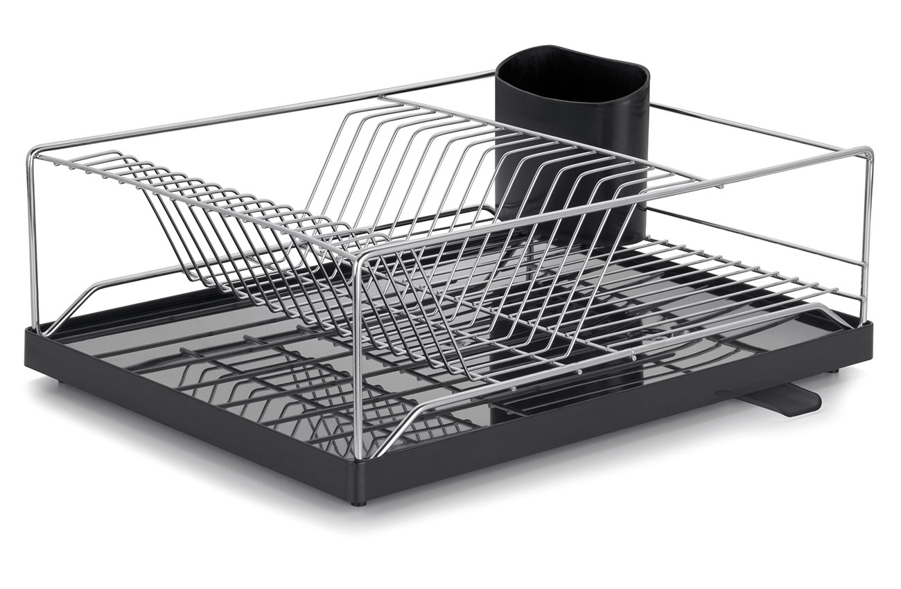 ESCORREDOR DRY C/ BANDEJA 31 X 41 X 15 CM - PRETO ESCORREDOR DRY C/ BANDEJA 31 X 41 X 15 CM - PRETO