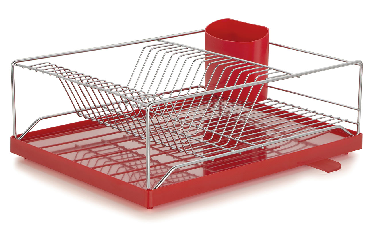 ESCORREDOR DRY C/ BANDEJA 31 X 41 X 15 CM - VERMELHO ESCORREDOR DRY C/ BANDEJA 31 X 41 X 15 CM - VERMELHO