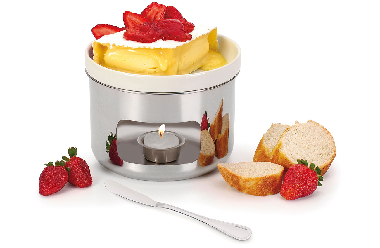 FONDUE QUEIJO BRIE C/ ESPÁTULAS MIDAS 16 CM X 80 CM