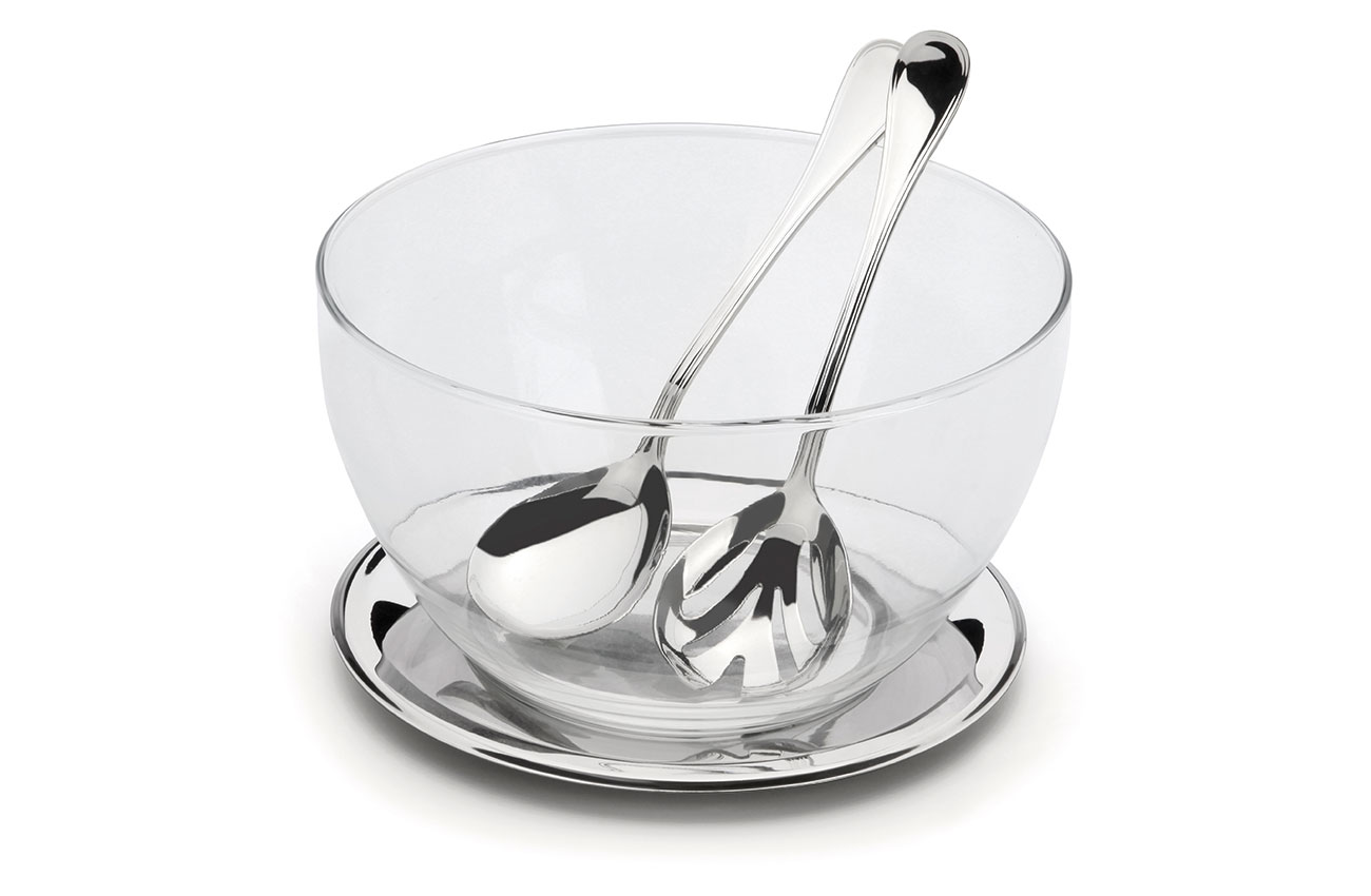 SALADEIRA ANDREA PREMIUN C/ TALHERES - 4 PÇS (4,3 L) SALADEIRA ANDREA PREMIUN C/ TALHERES - 4 PÇS (4,3 L)