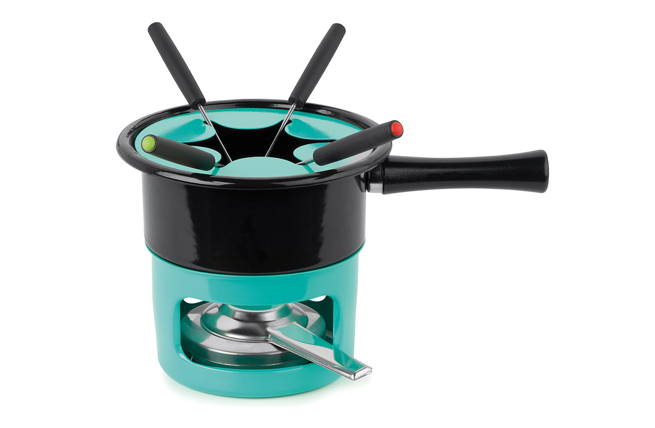 SERVIÇO FONDUE VIENA 8 PÇS - VERDE BRILHANTE SERVIÇO FONDUE VIENA 8 PÇS - VERDE BRILHANTE