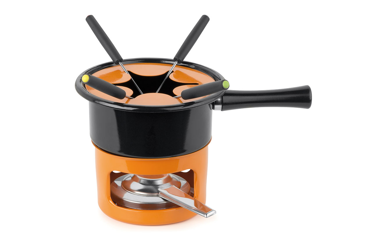 SERVIÇO FONDUE VIENA 8 PÇS - LARANJA SERVIÇO FONDUE VIENA 8 PÇS - LARANJA