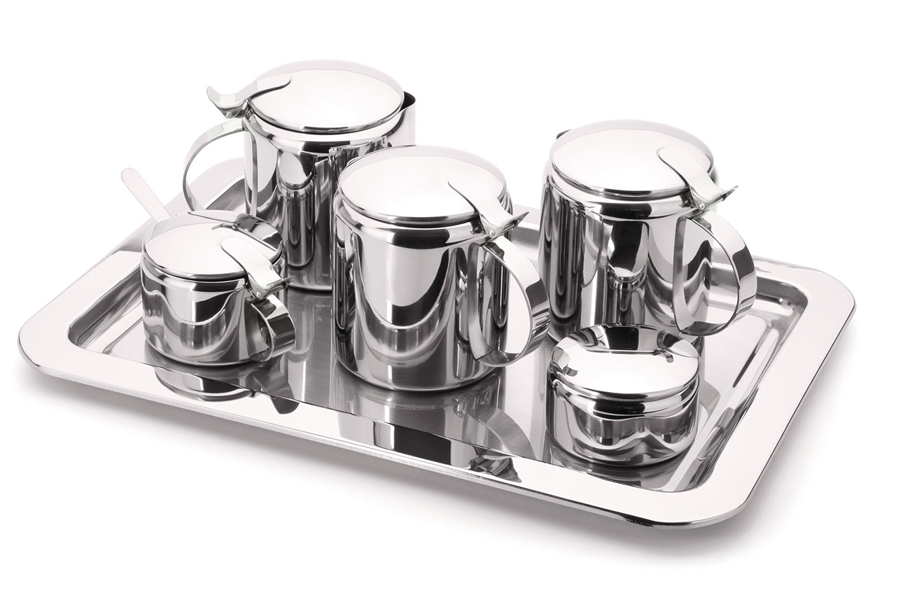 CONJ.CHÁ E CAFÉ 7 PÇS 1 BANDEJA S/ALÇA 28X42, 1 AÇUCAREIRO 250GR.,1 COLHER, 1 BULE 750ML, 2 BULE 600ML, 1 MANTEGUEIRA CONJ.CHÁ E CAFÉ 7 PÇS 1 BANDEJA S/ALÇA 28X42, 1 AÇUCAREIRO 250GR.,1 COLHER, 1 BULE 750ML, 2 BULE 600ML, 1 MANTEGUEIRA